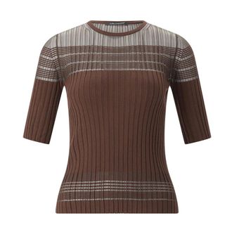Luisa Cerano Dames, Truien, Bruin, Maat: XS Viscose