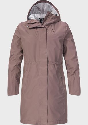 Sch&ouml;ffel Parka SCH&Ouml;FFEL Coat Style Bohorok WMS, Damen, Gr. 36, lila (3905, braun), Oberstoff: 100% Polyester; (Membran: Thermoplastisches Polyurethan); Futter: