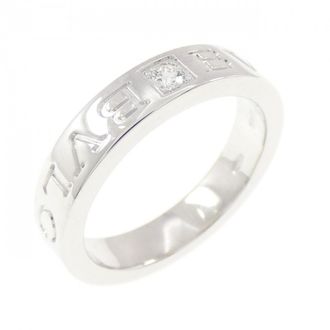 Bulgari White Gold White Gold (18K) Band Ring (Pre-Owned)