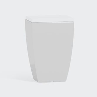 Monacis Idralite - Asiento De Resina Mod. Fine 33x33 Cm Blanco