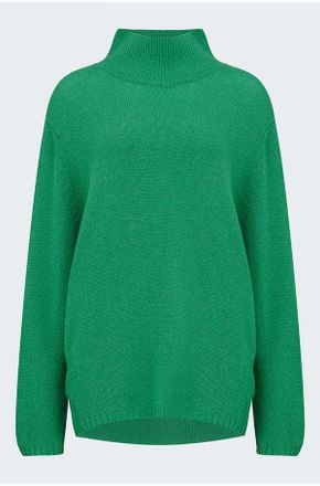 360 Cashmere Luella Turtleneck in Emerald