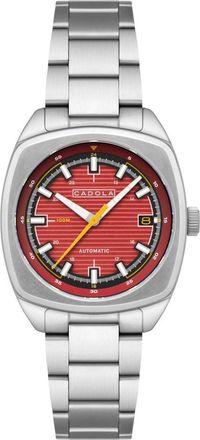 Cadola Buxton Automatic Red Dial Mens Watch CD-1057-22