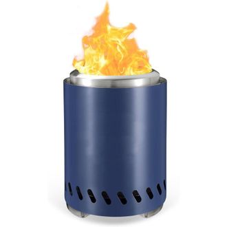 OEM Mini Hoguera Universal Sin Humo, Hoguera De Mesa Port&aacute;til Para Pellets O Le&ntilde;a, Combusti&oacute;n Segura, 20 X 14 Cm