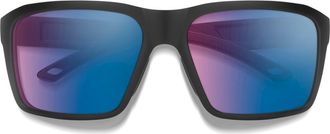 Smith Backcast 61mm Sunglasses in Black /Rose Blue Mirror at Nordstrom