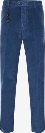 Marco Pescarolo Slim-Fit-Hose aus Cordsamt Evo
