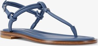 Michael Kors Astra Leather T-Strap Sandal