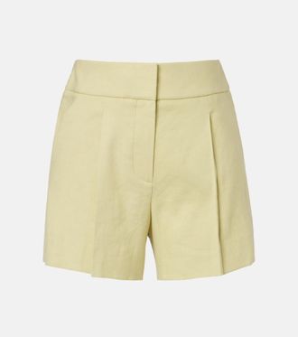 Veronica Beard Haina linen-blend twill shorts