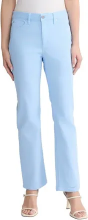 Jones New York Lexington Straight Leg Pants in Breeze Blue at Nordstrom, Size 16P