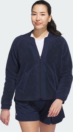 adidas adidas Performance Womens Go-to Fleece Jacket - Navy - Size X-Small