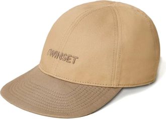 Twin-Set Cappello con logo - Toni neutri