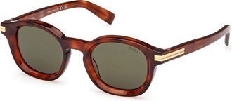 Ermenegildo Zegna EZ0229 52N Mens Sunglasses Tortoiseshell Size 47