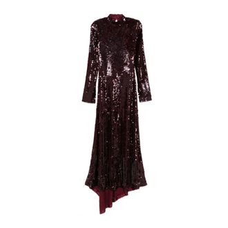 Rotate Rotate Birger Christensen, Dames, Jurken, Paars, Maat: XS Poliester