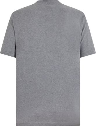 Gucci Womens Cotton T-Shirt Grey Melange Melange-Multicolour T-Shirts Melange/multicolour And Polos