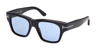 Tom Ford FT1280 CAINE-02 01V Mens Sunglasses Black Size 53