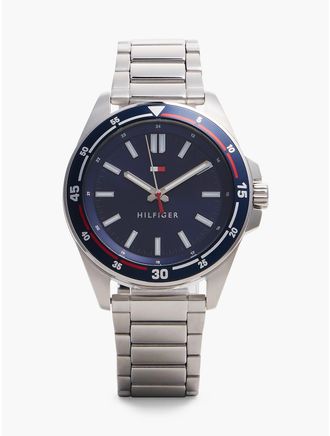 Tommy Hilfiger Mens 44MM Casual Nautical Watch - Navy