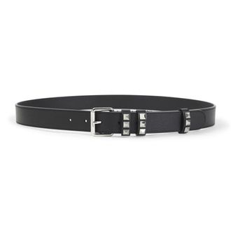 Valentino Garavani Belts, male, Black, Size: 105 CM Flaneuse Belt 30 mm