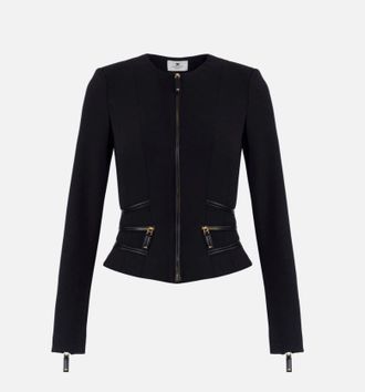 Elisabetta Franchi Elisabetta franchi jas met zip -details