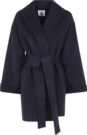 By Malene Birger Belted Coats - Dames - Jas met riem - Zwart - 2XS - Jassen