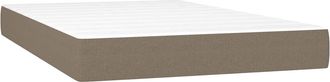 vidaXL Colch&oacute;n De Muelles Ensacados Tela Gris Taupe 120x200x20 Cm Vidaxl