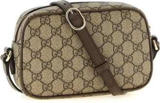 Gucci GG Monogram Crossbody Bag - Beige