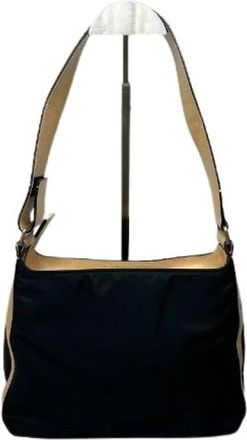 Givenchy Pre-owned Leren Schoudertas - Dames - Vintage Schoudertas - Zwart - ONE Size - Leer - Vintage