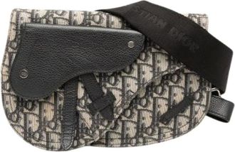 Dior Pre-owned Cross Body Bags, female, Multicolor, Size: ONE SIZE Pre-owned Canvas Crossbody Bag
