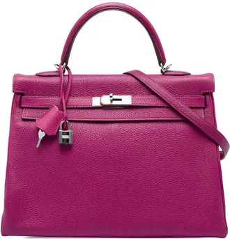 Herm&egrave;s Pre-owned Hermes Togo Kelly II Retourne 35 Ladies WG85A2W80APKILG5