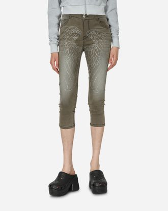 Abra Capri Angel Jeans Black