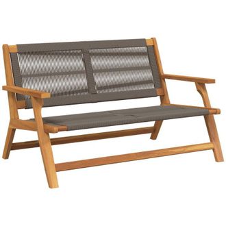 vidaXL Vidaxl - Muebles De Jard&iacute;n Gris 78 X 122 X 73cm Madera Maciza De Acacia