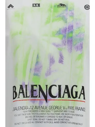 Balenciaga Womens T-Shirt Cotton White Full T-Shirts & Jerseys