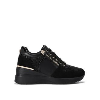 Carvela Womens High Rise Sneakers - Black - Size UK 4