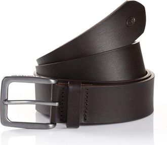 Tom Tailor Lederg&uuml;rtel TOM TAILOR TTSCOTT, Herren, Gr. 100, braun, Rindsleder, G&uuml;rtel Lederg&uuml;rtel, 3,5 cm breit, Herreng&uuml;rtel, Jeans und Casual, bis Gr. 120