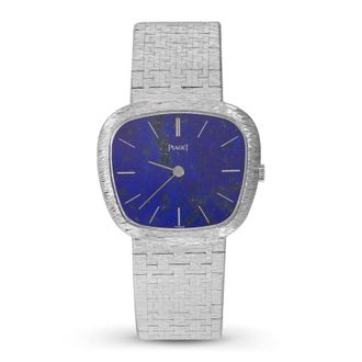 Piaget Pre-owned Piaget Vintage Blue Dial Ladies Watch 9465 A6