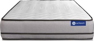 Actisom Colchón blanco con látex y espuma viscoelástica 90 x 190