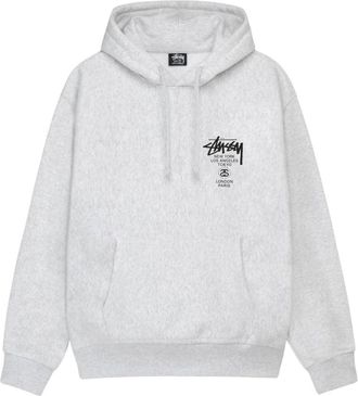 St&uuml;ssy Hoodies - Heren - Hoodies - Grijs - L - Hoodies & sweatvesten