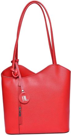 Anna Luchini Rood Rundleer Tas