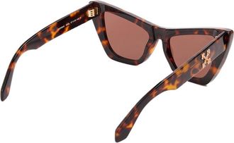 Off-white Womens Sunglasses Brown Acetate