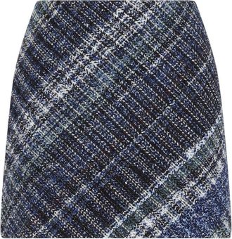 Missoni Blue Checks Mini Skirt