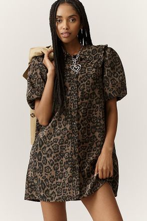 Glamorous Printed Buttondown Dress