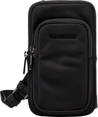 Karl Lagerfeld K/Essential Nylon NS Pouch - unisex - Schoudertassen - Zwart - ONE Size - Nylon - Tassen