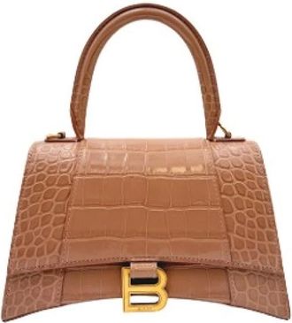 Balenciaga Pre-owned Handbags, female, Beige, Size: ONE SIZE Pre-owned Leather Handbag