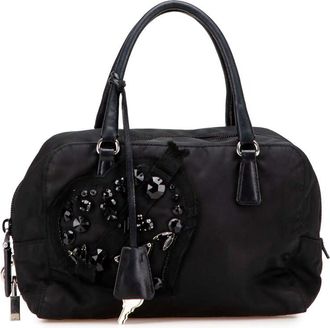 Prada Pre-owned Prada Tessuto Evening Heart Handbag Ladies ALEOILW8340C8IQB