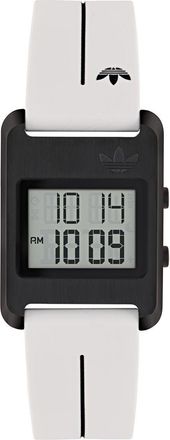 adidas Originals ADIDAS Originals Retro Pop Three Unisexs White Watch AOST25536 Silicone - One Size