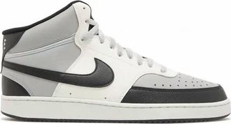 Nike Mens Court Vision Mid Next Nature Shoes In Grey