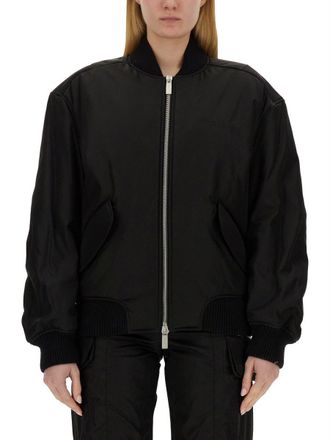 Off-white Nylon Bomber Jacket