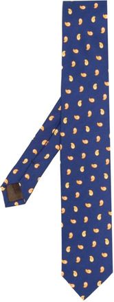 Churchs Das - Heren - Stropdassen - Blauw - ONE Size - Accessoires