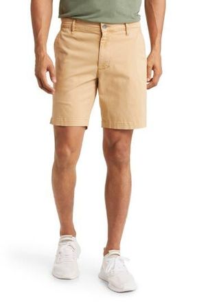 AG - Adriano Goldschmied Wanderer 8.5-Inch Stretch Cotton Chino Shorts in Sulfur Wheat Fields at Nordstrom Rack, Size 29