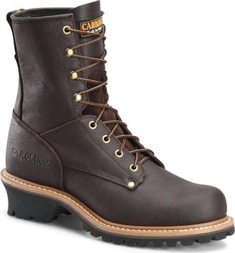 Carolina Mens Elm 8 Unlined Logger Boot In Brown