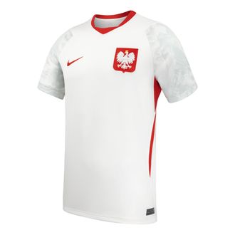Nike Poland 2026 Stadium Home Nike Mens Dri-FIT Soccer Jersey in White | P35060J0696-WHT
