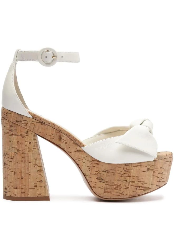 120mm Maxi Clarita sandals - White